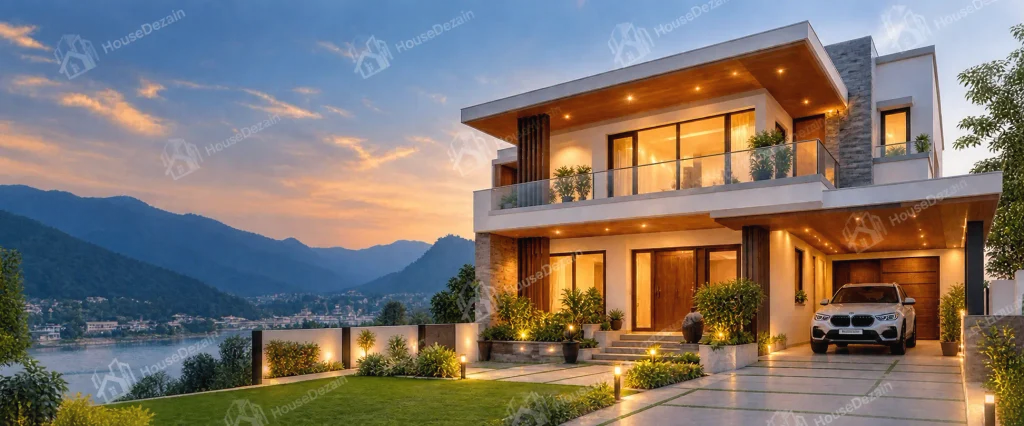 Modern house design in Rishikesh